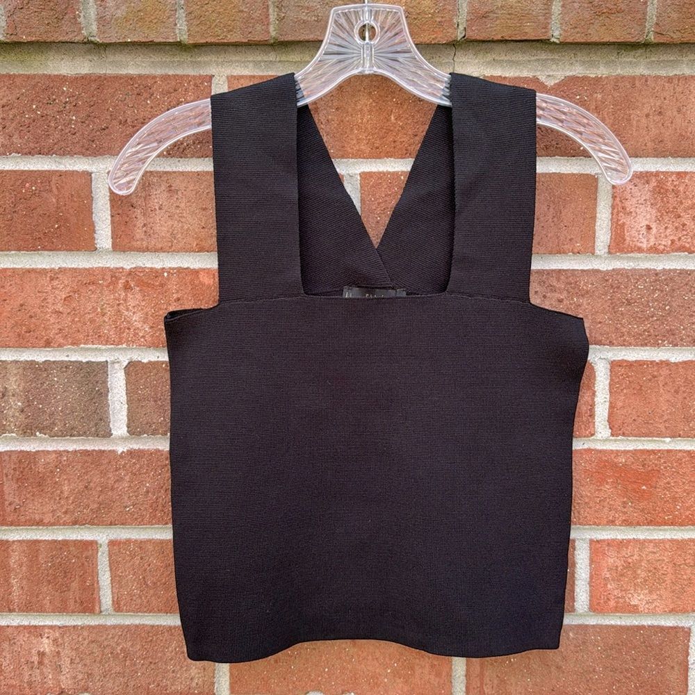 House of Harlow 1960 Black Knit Tank Top sz Small NWT